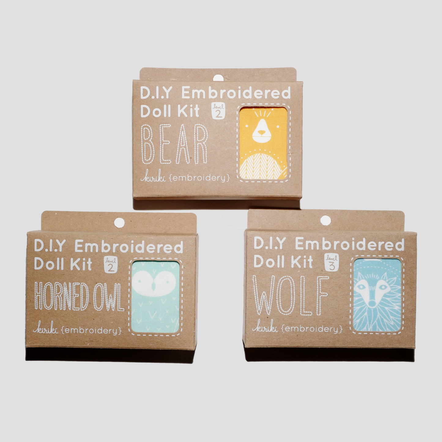 DIY Embroidered Doll Kit