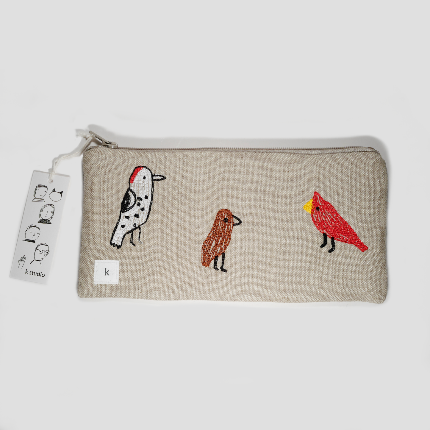 Natural Flax Pouch