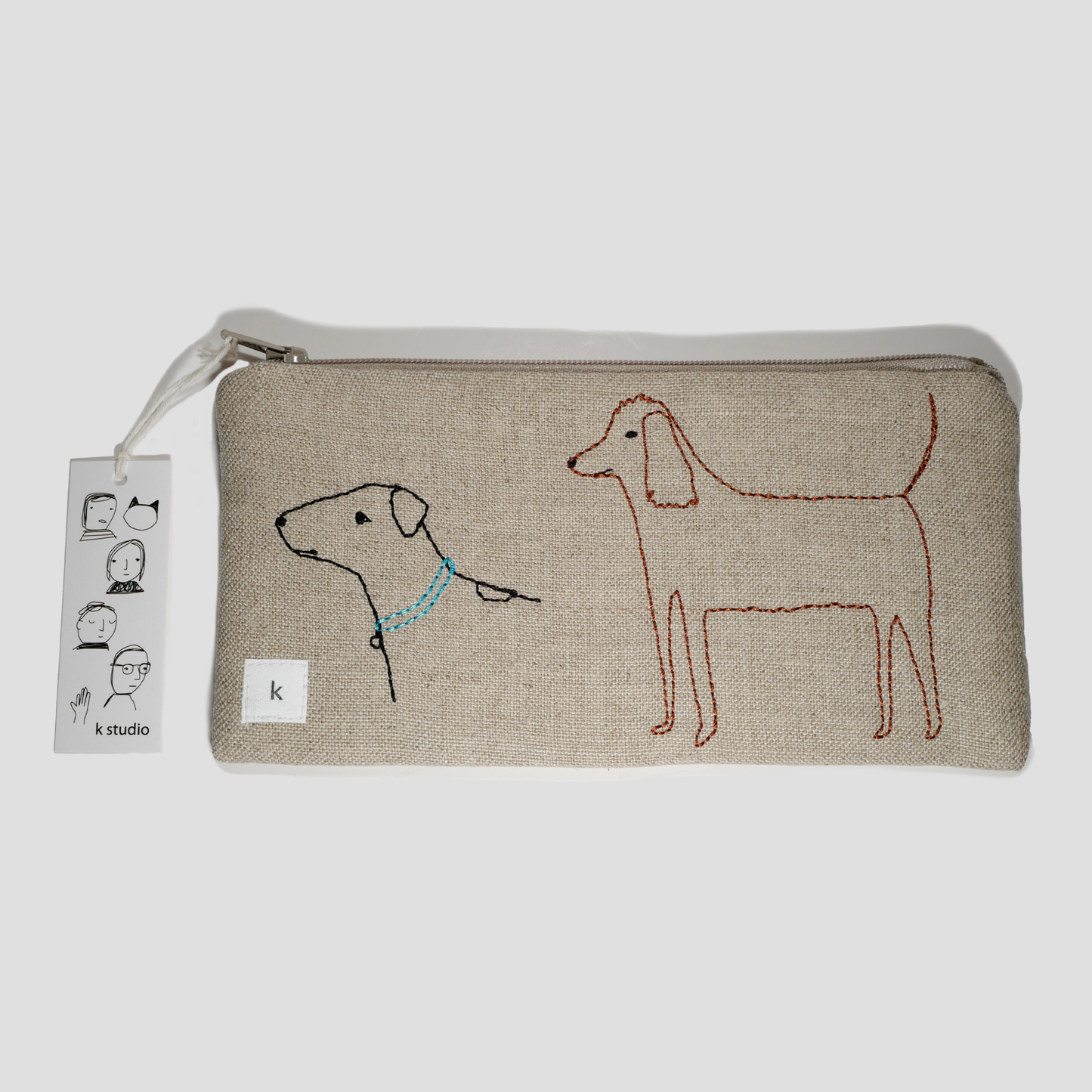 Natural Flax Pouch