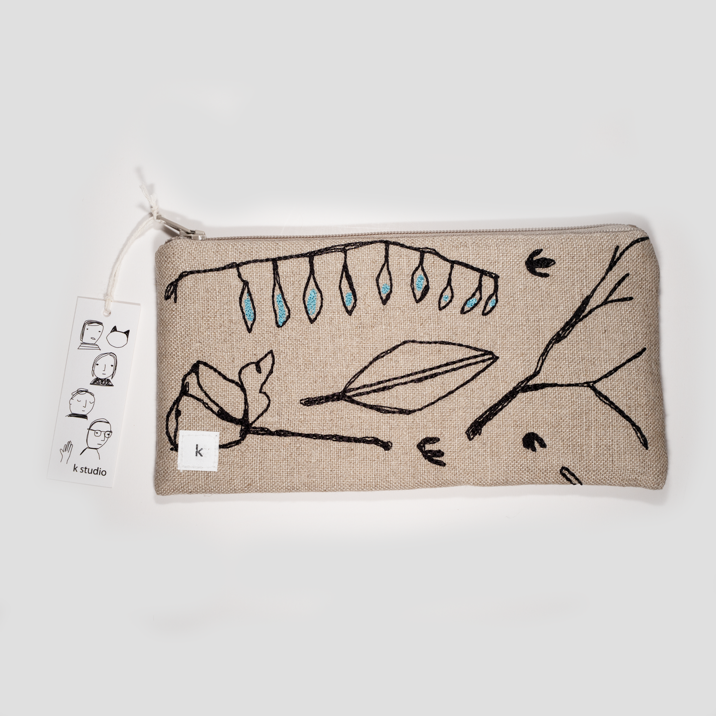 Natural Flax Pouch