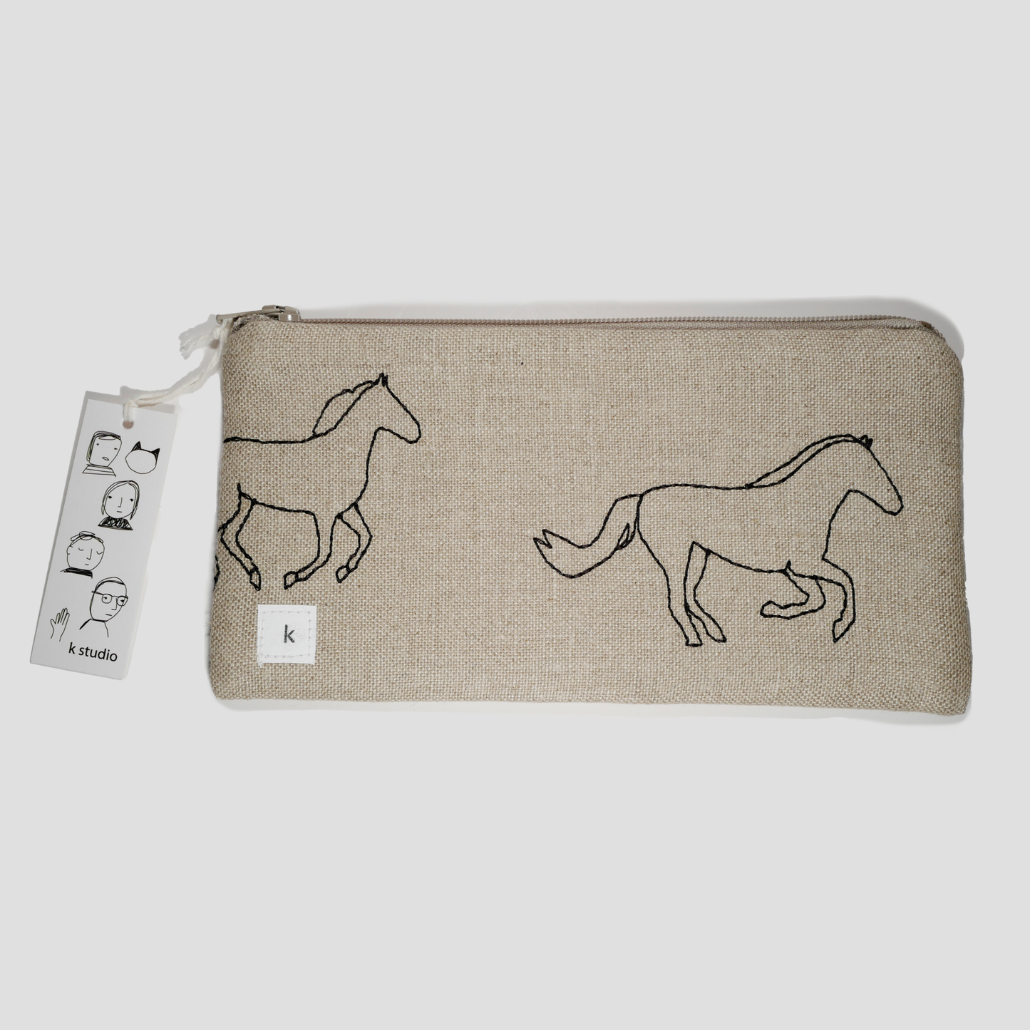 Natural Flax Pouch