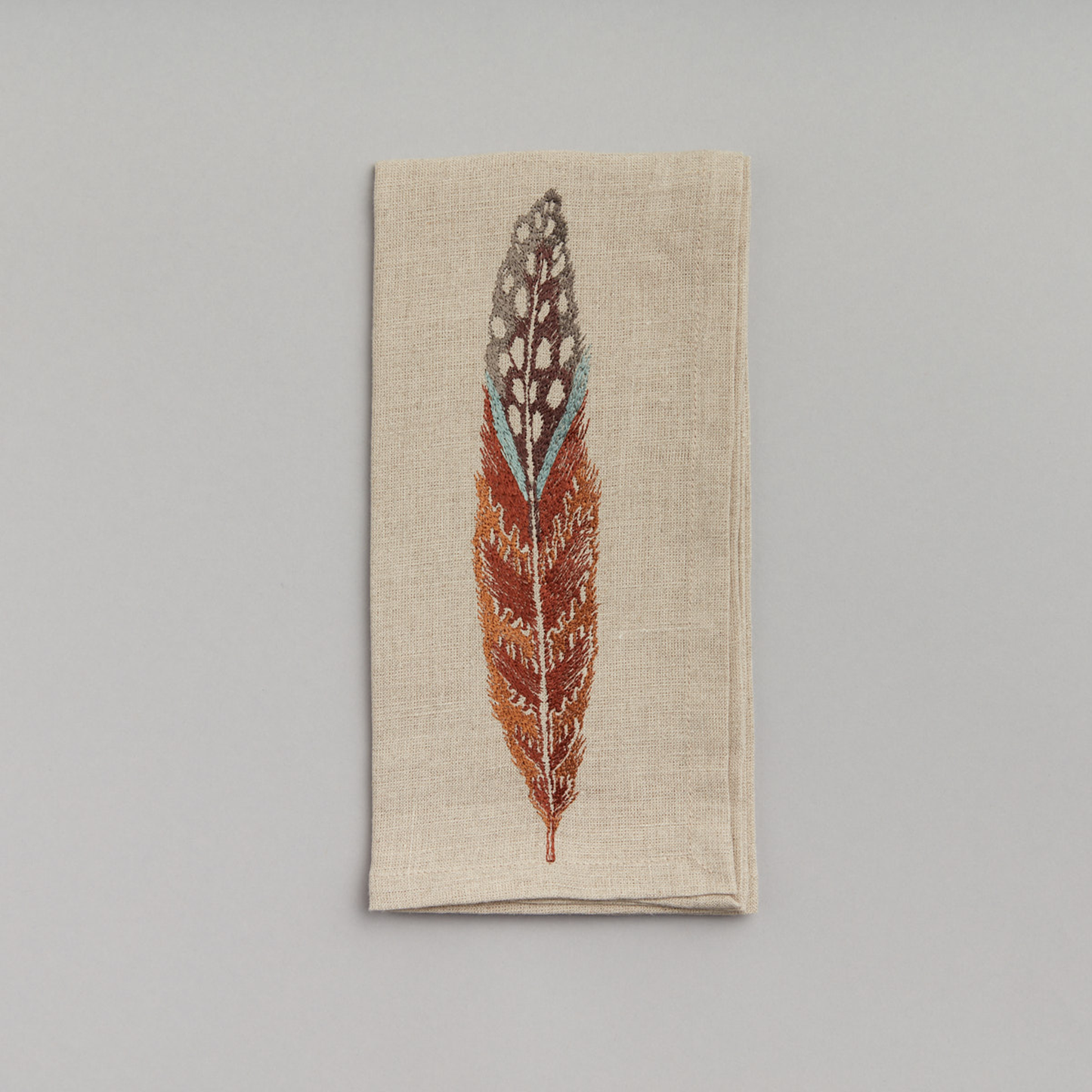Feather Dinner Napkins