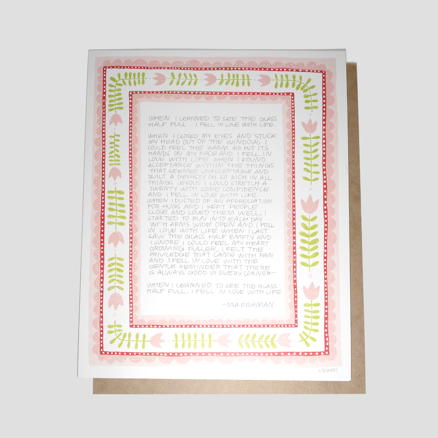 Large Lily + Mia Print