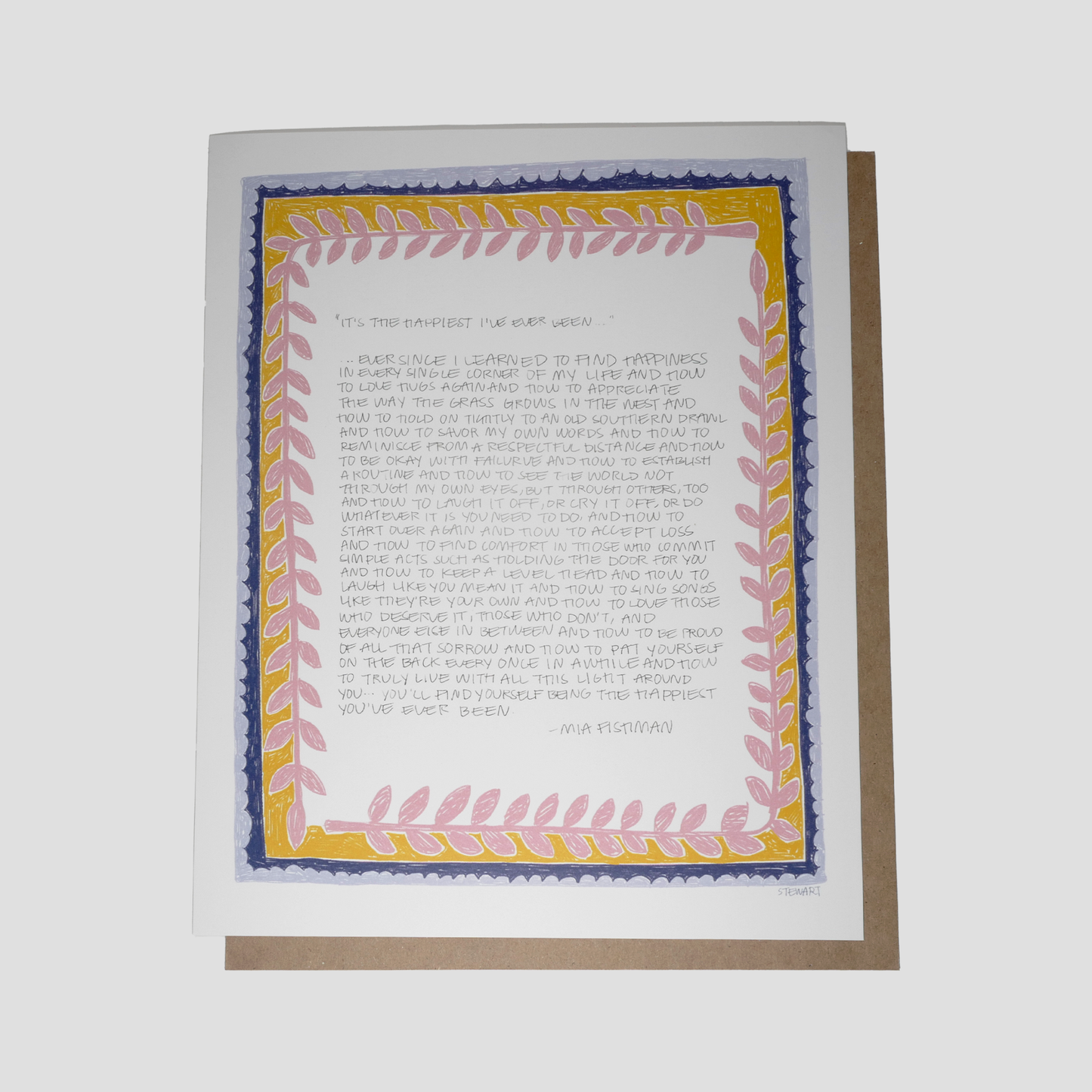 Large Lily + Mia Print