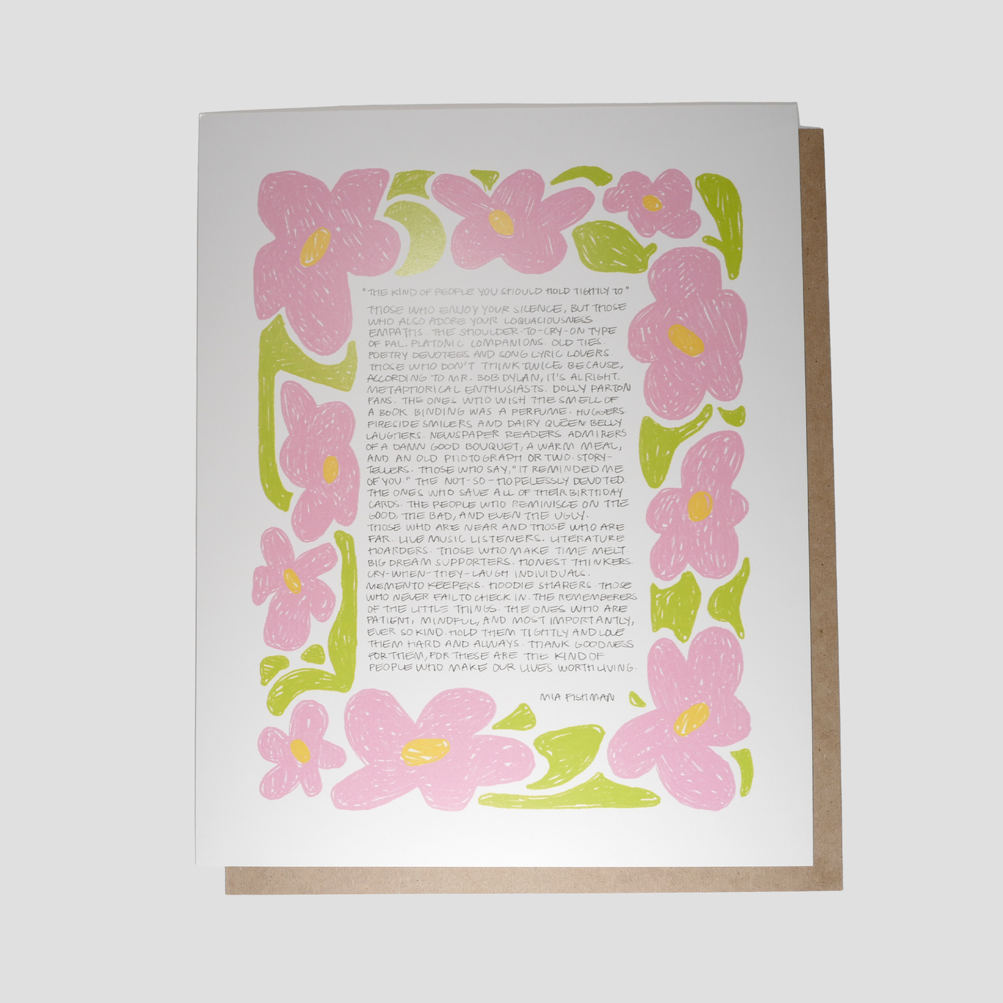 Large Lily + Mia Print