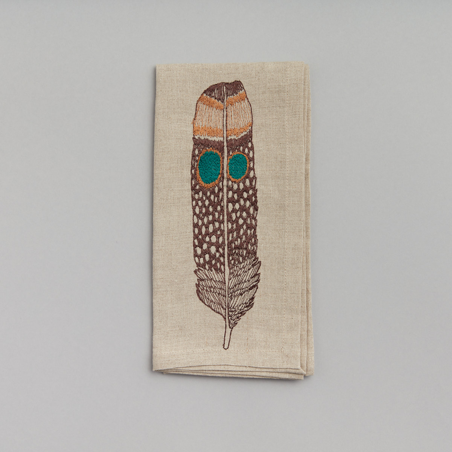 Feather Dinner Napkins