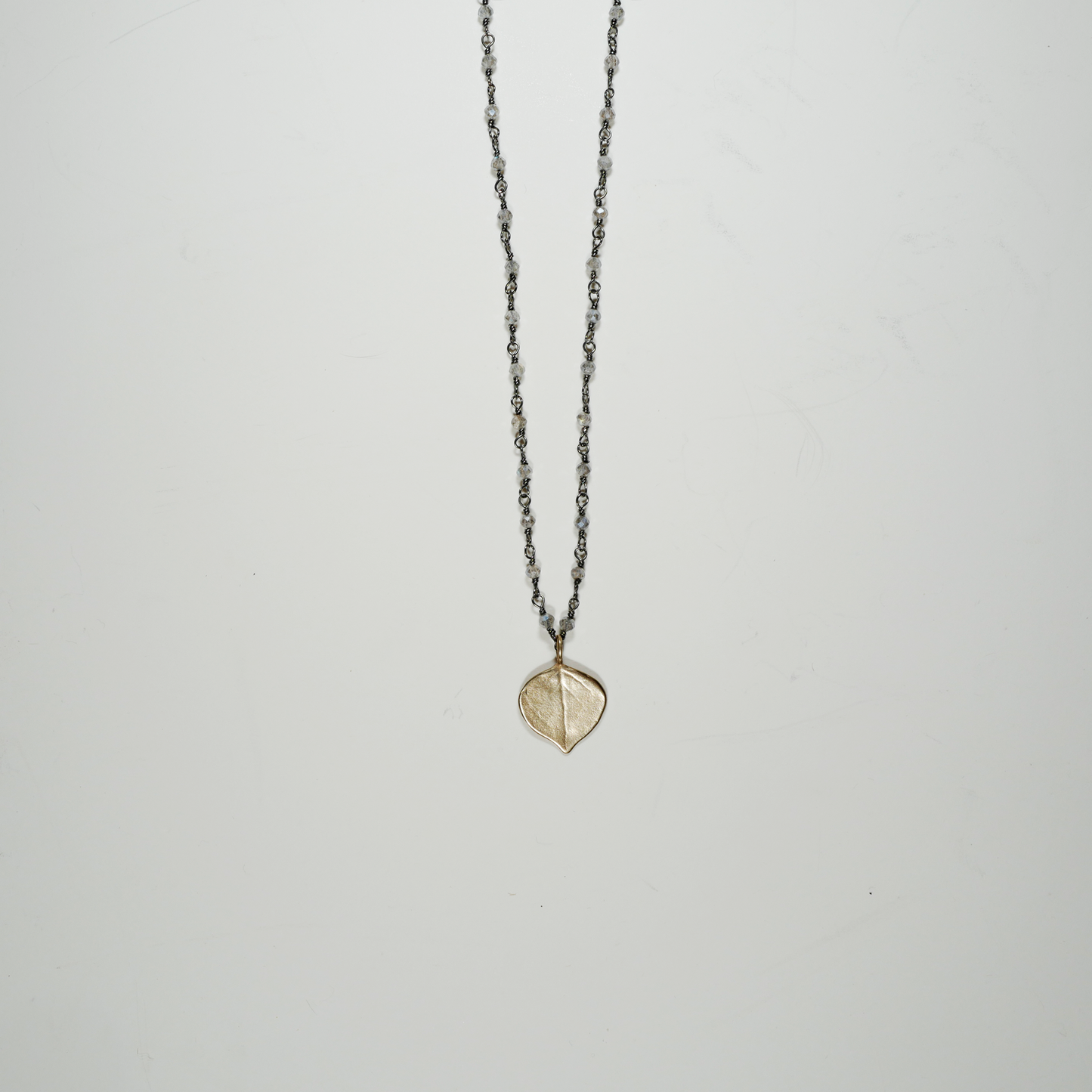 Small Aspen Leaf Necklace