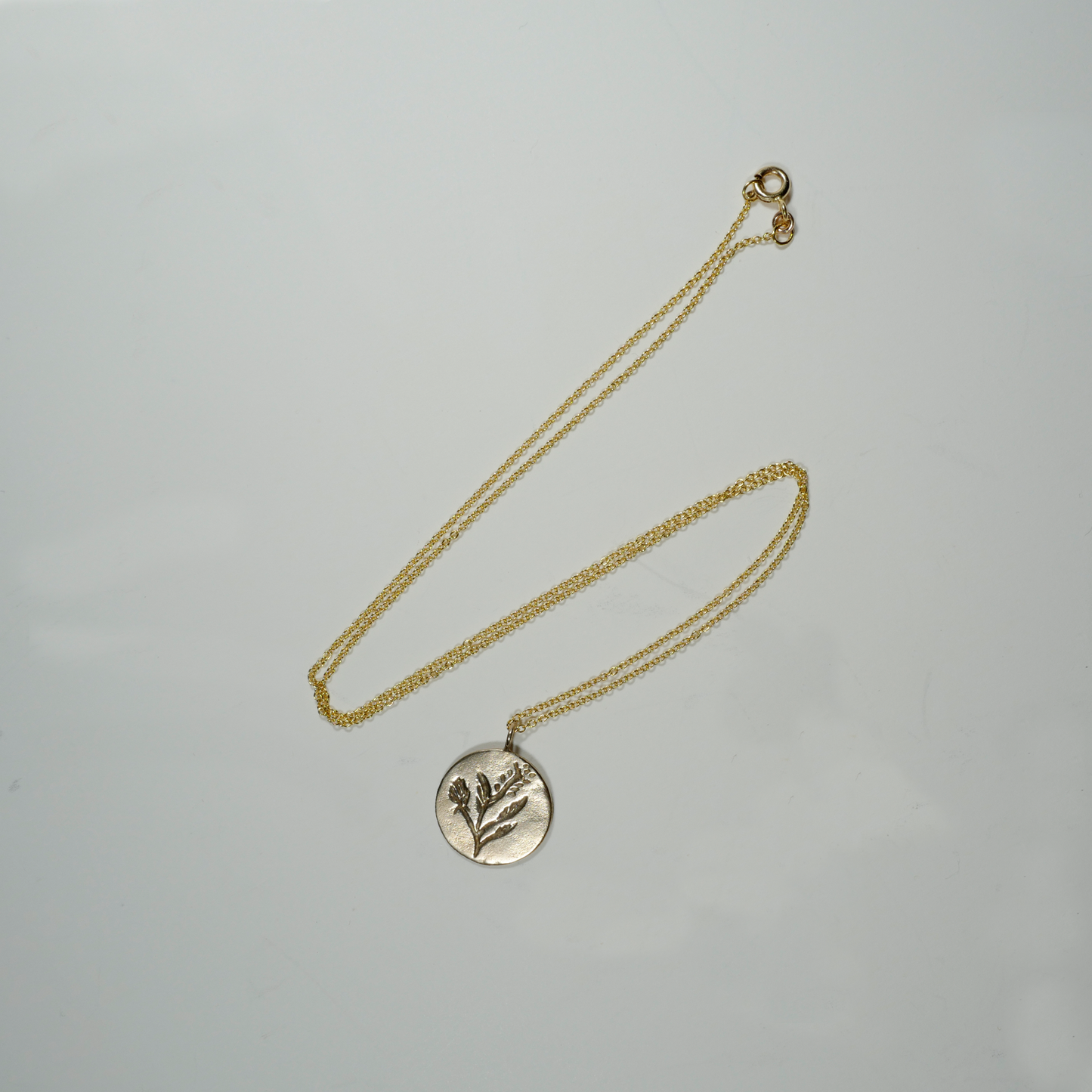 Wildflower Coin Necklace