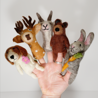 Felted Finger Puppet