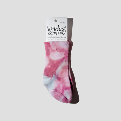 Ice-Dyed Baby Socks