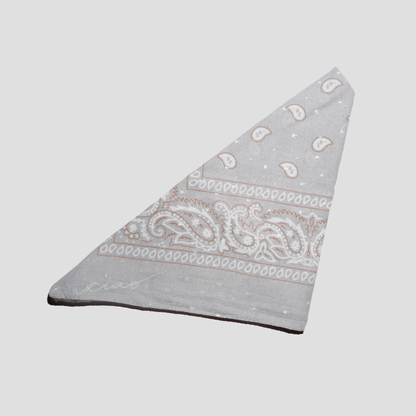 Embroidered + Screen Printed Bandana