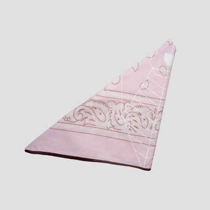 Embroidered + Screen Printed Bandana