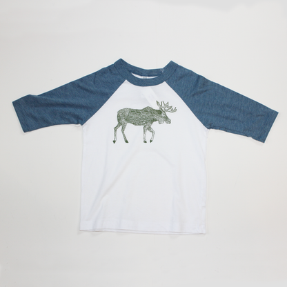 Moose Kids Baseball Tee