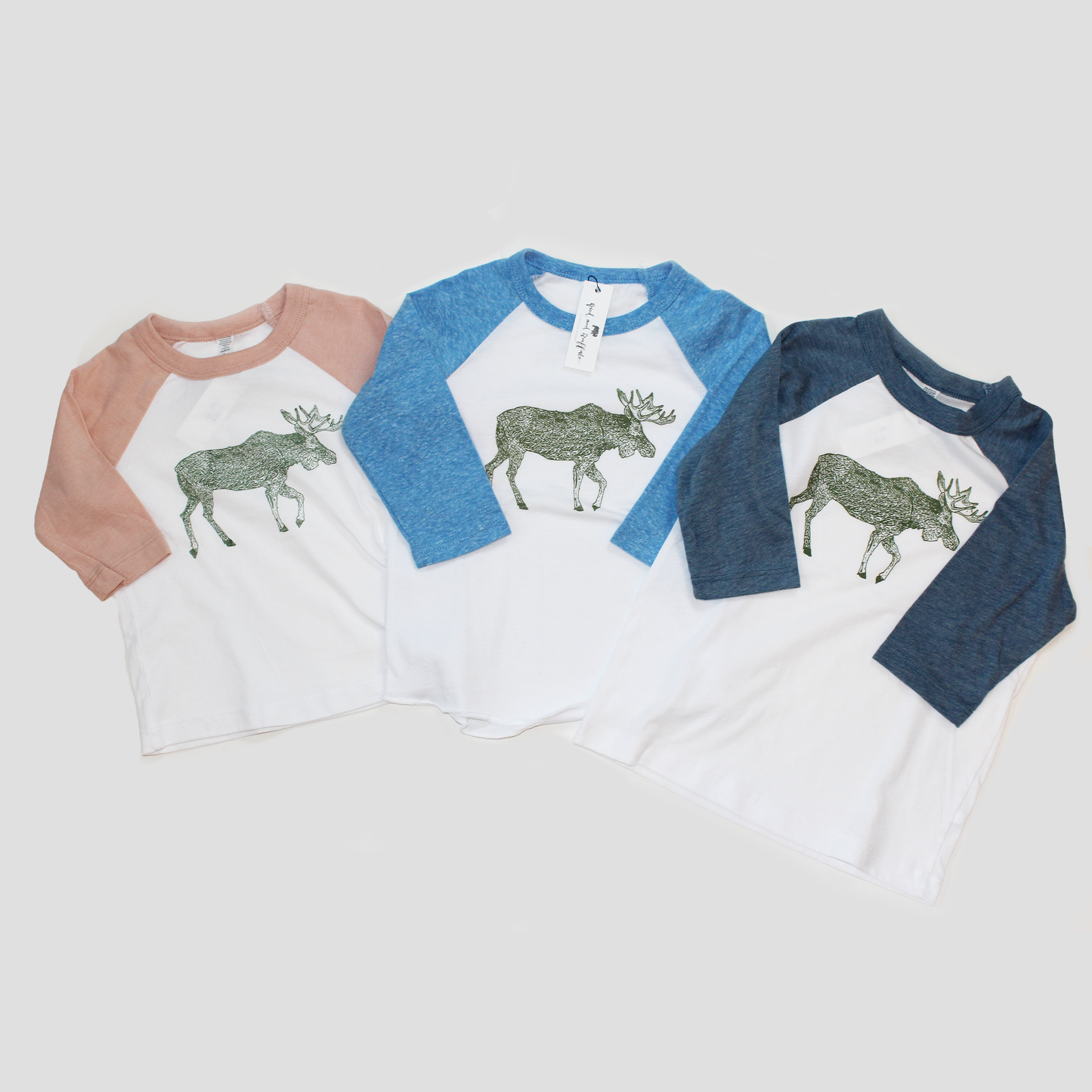 Moose Kids Baseball Tee