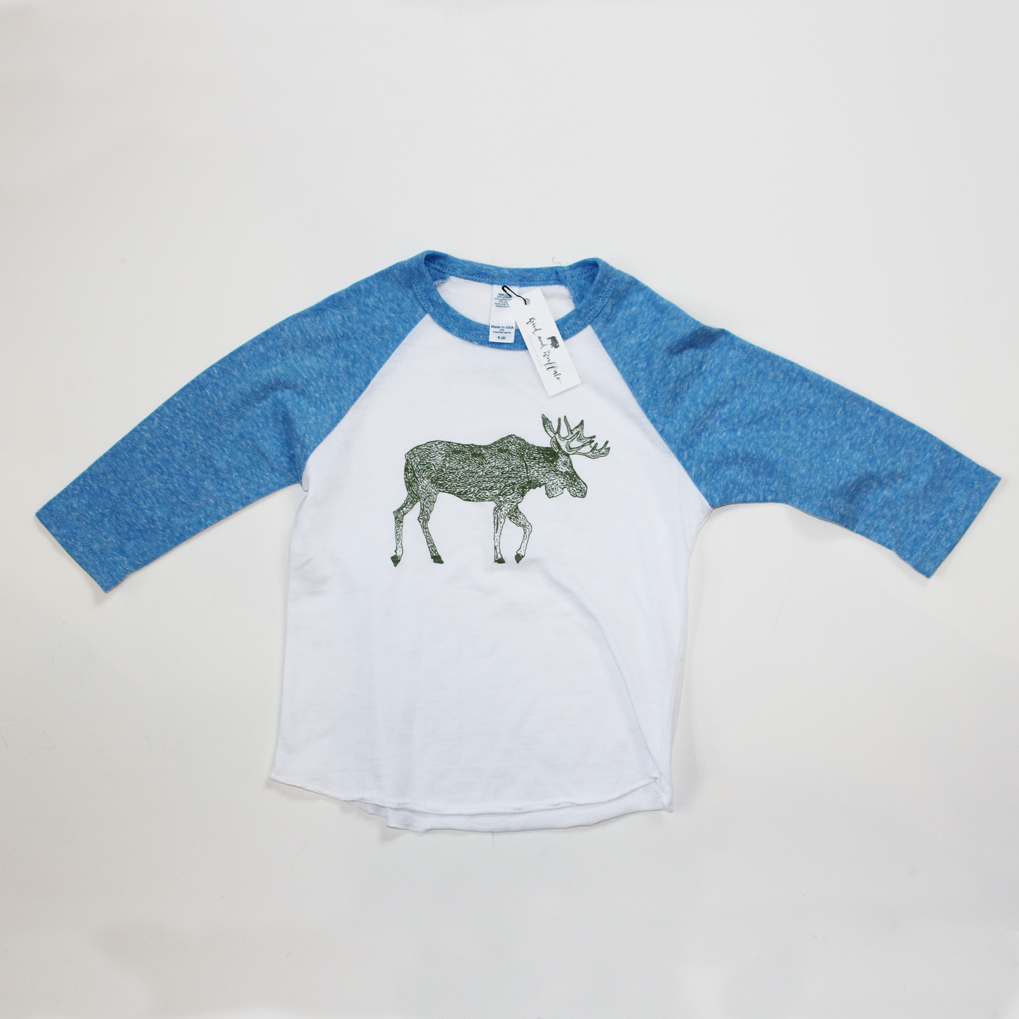 Moose Kids Baseball Tee