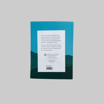 The back cover of the journal "This Wild and Precious Life"
