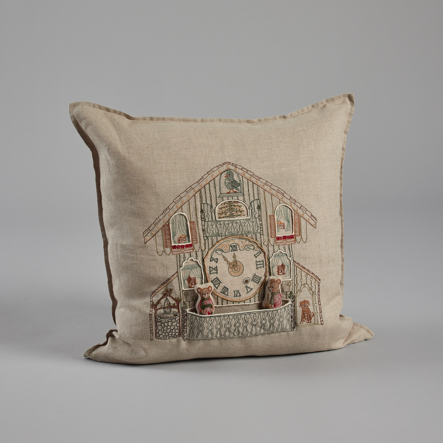 Christmas Clock Pocket Pillow