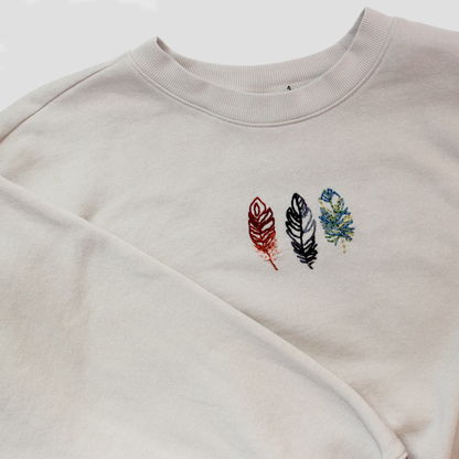 Hand Embroidered Sweatshirt