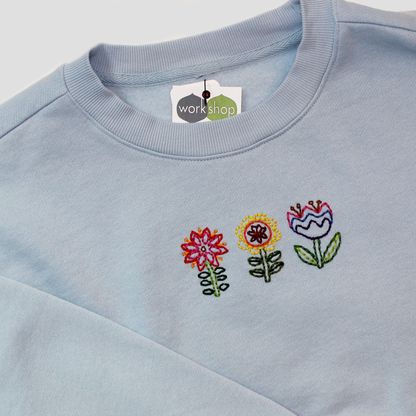 Hand Embroidered Sweatshirt