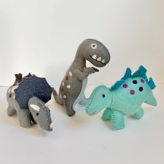 Felted Dinosaurs