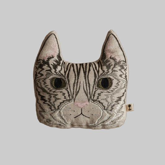 Tabby Cat Tiny Pillow