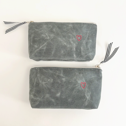 Waxed Canvas Pouch