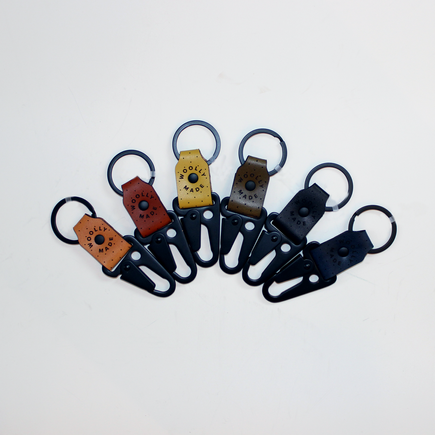 Leather Clip Keychain