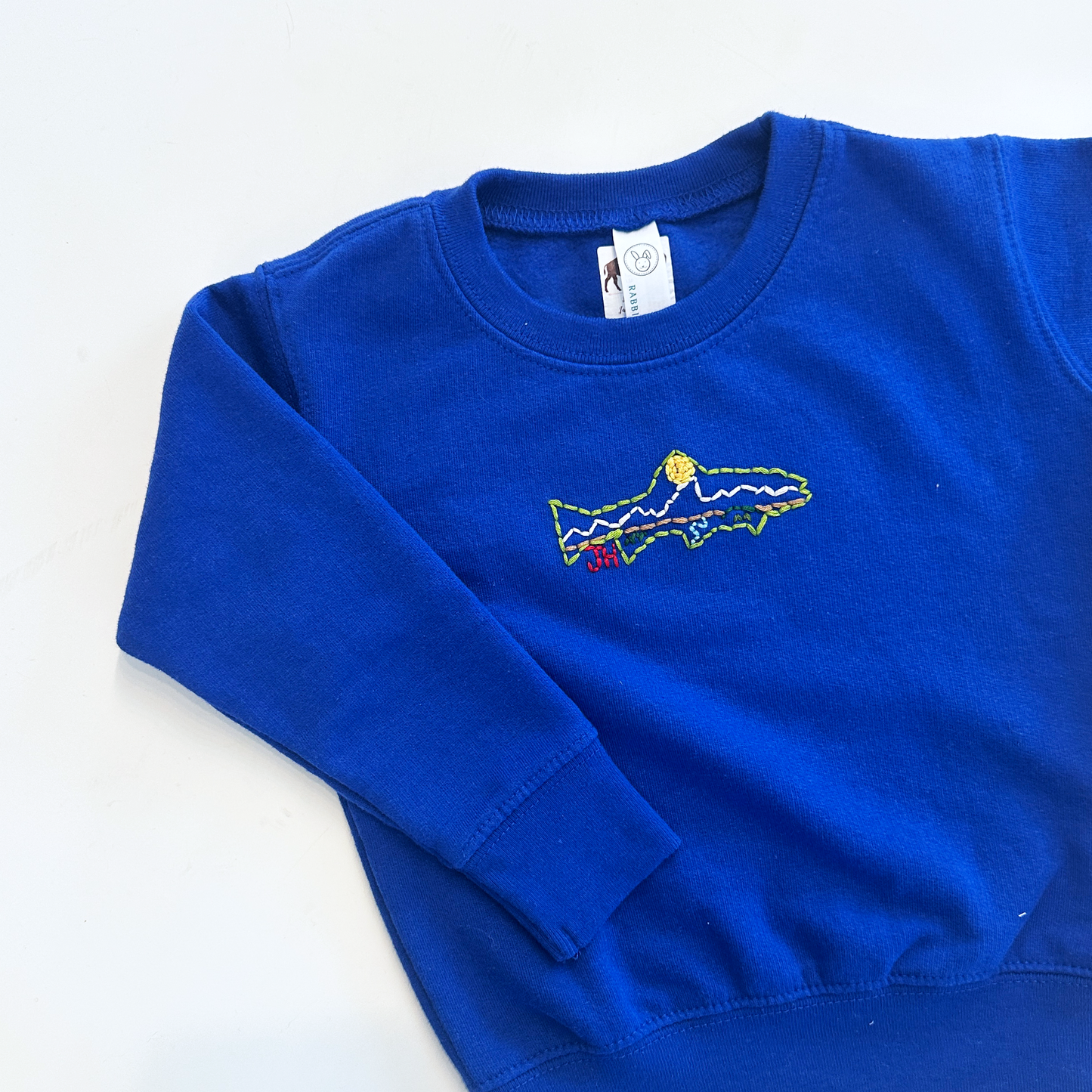 Kids Hand Embroidered Sweatshirt