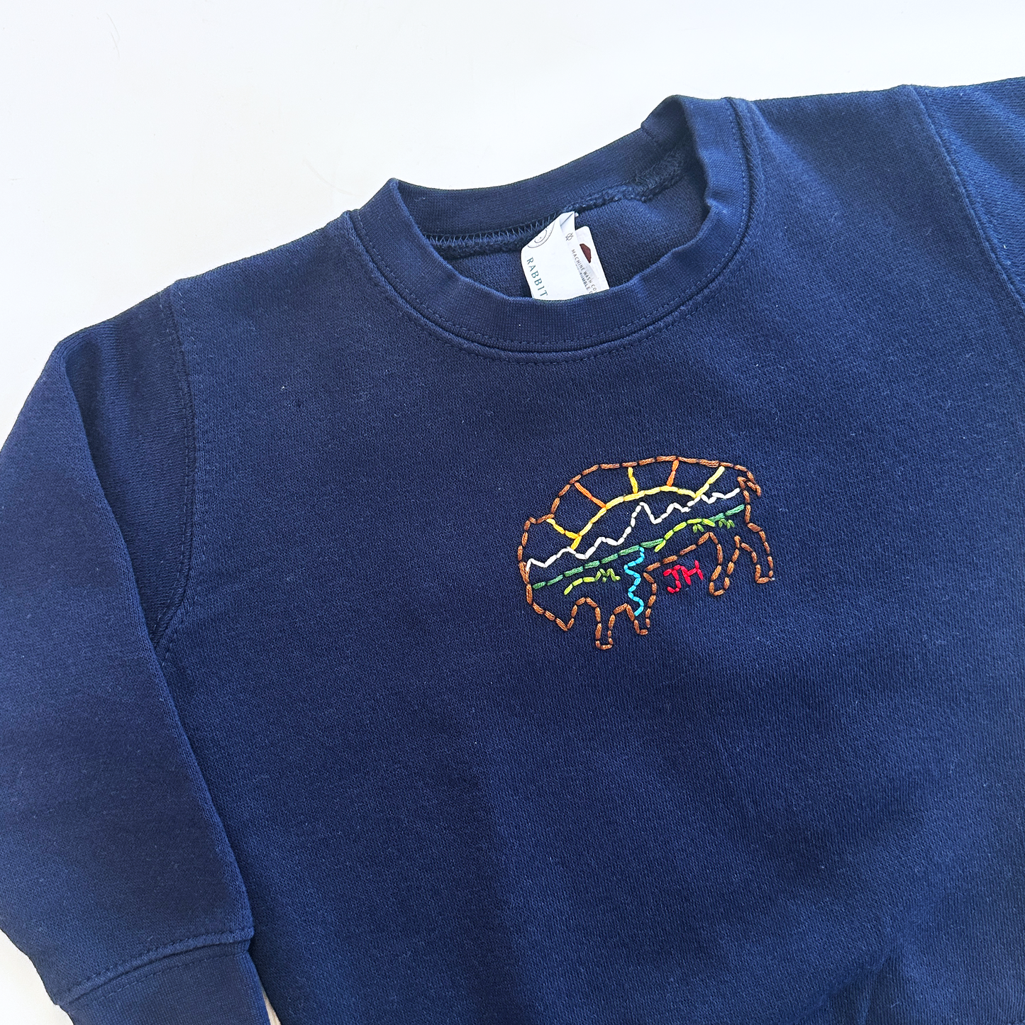 Kids Hand Embroidered Sweatshirt