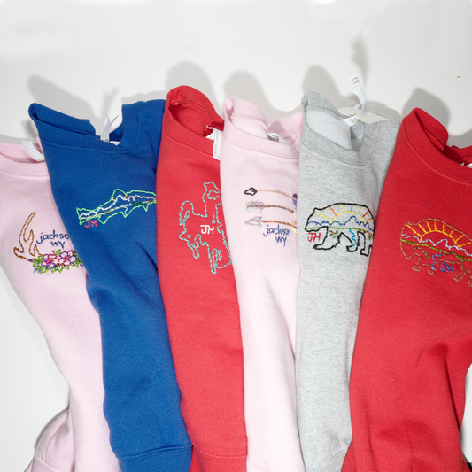 Kids Hand Embroidered Sweatshirt