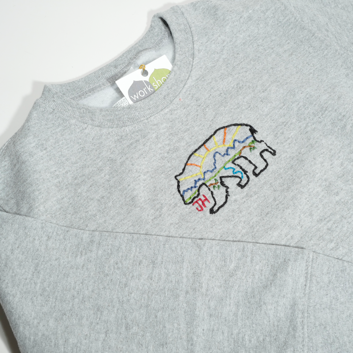 Kids Hand Embroidered Sweatshirt