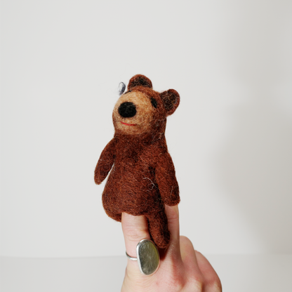 Felted Finger Puppet