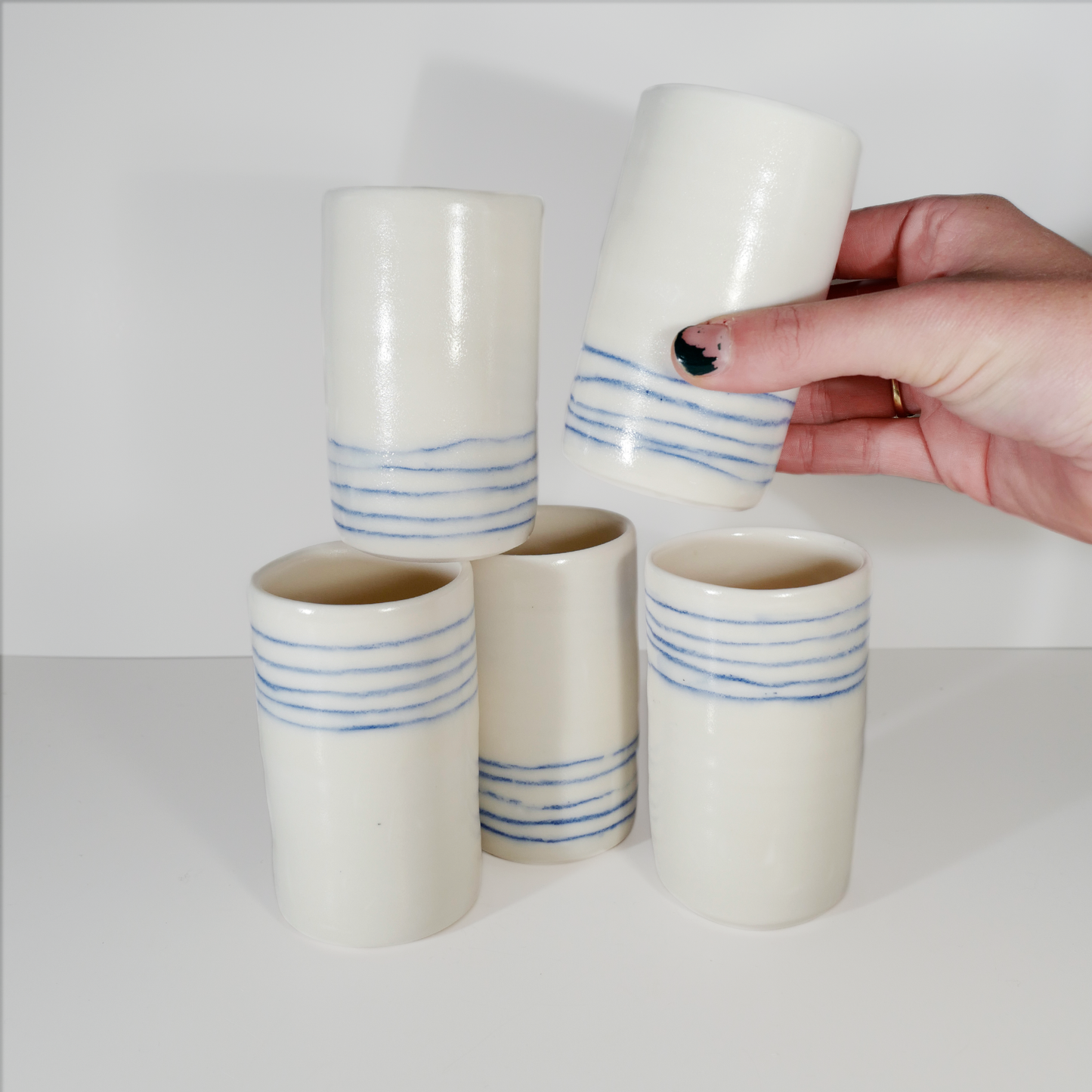 Blue Line Cups