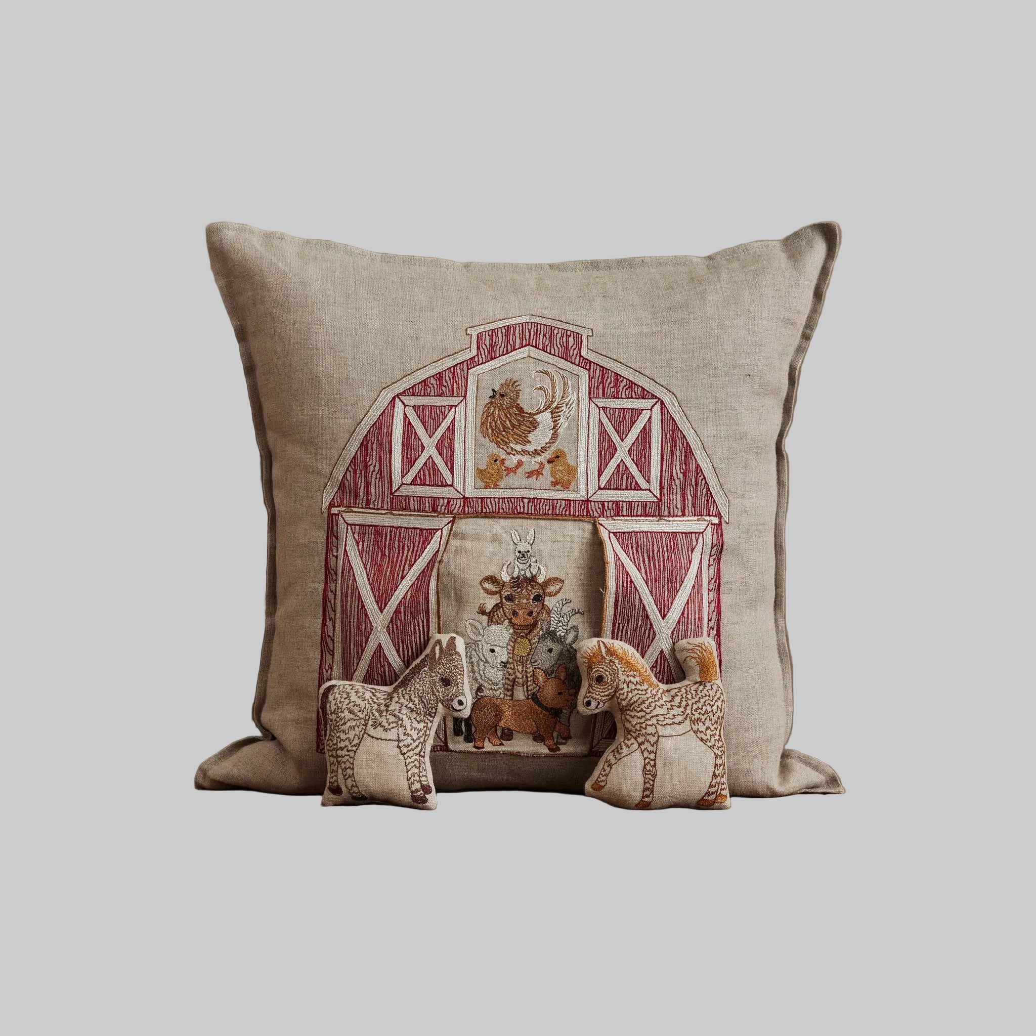 Coral and Tusk Pocket Pillow