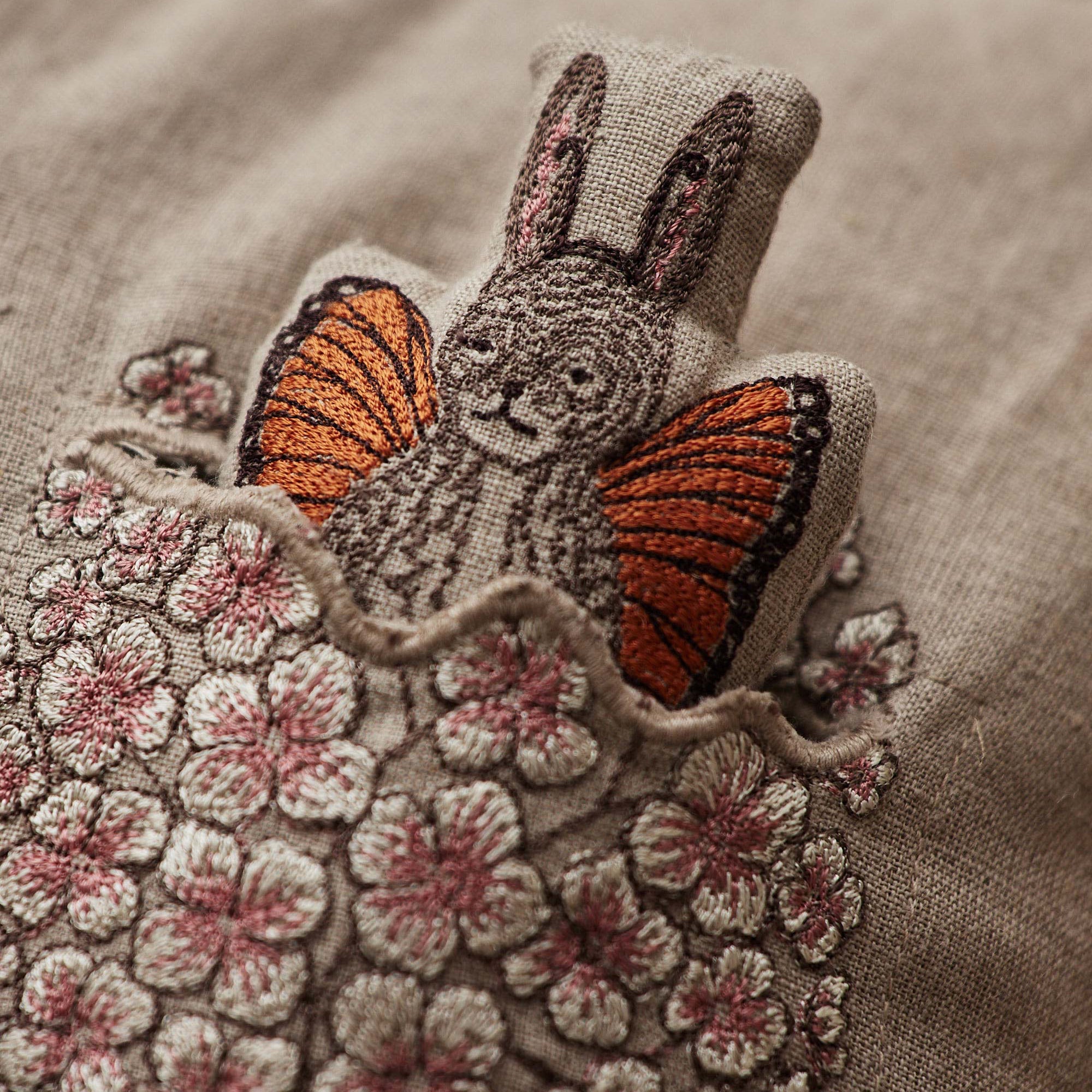 Coral and Tusk Flower Friends Pocket Pillow