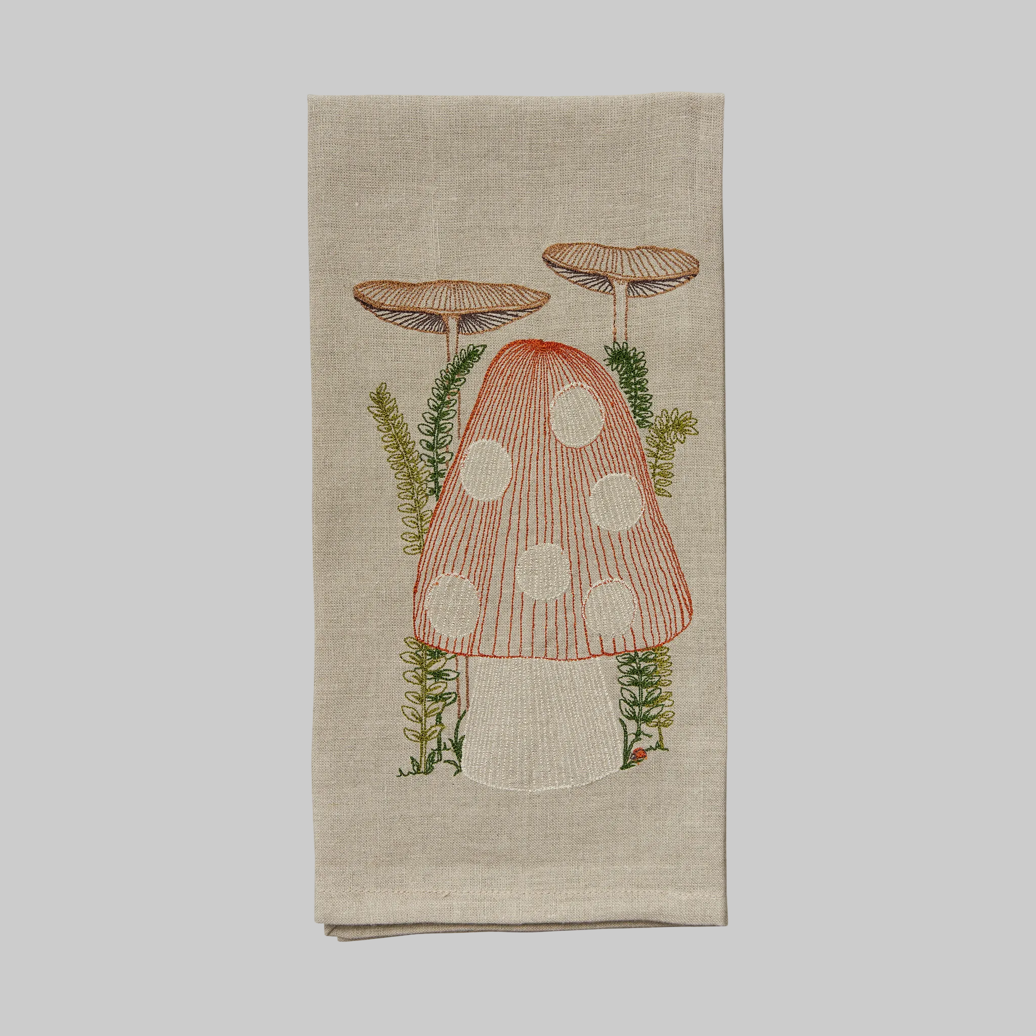 Coral and Tusk Embroidered Tea Towels - Thumbnail 3