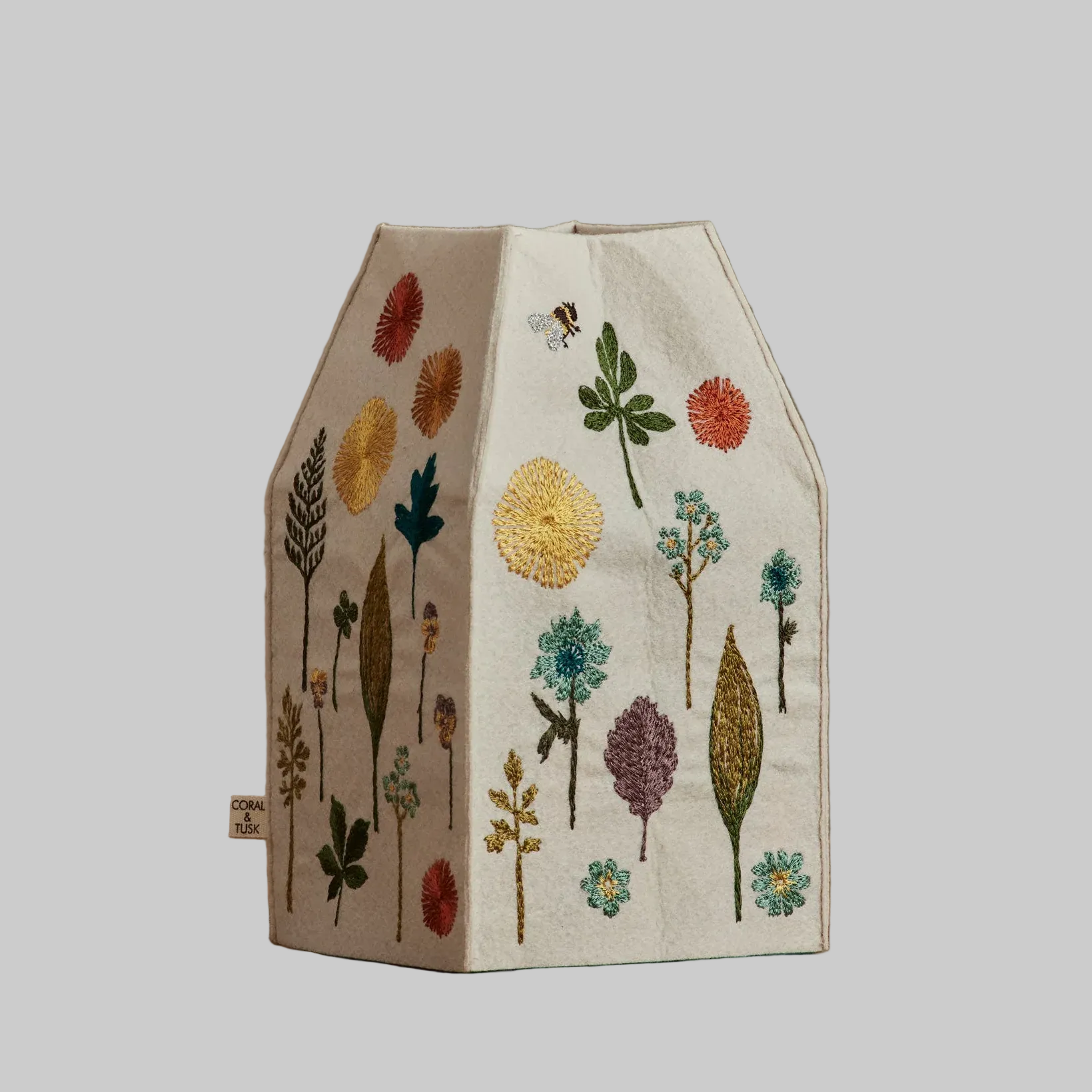Coral and Tusk Garden Tissue Box Cover - Thumbnail 2