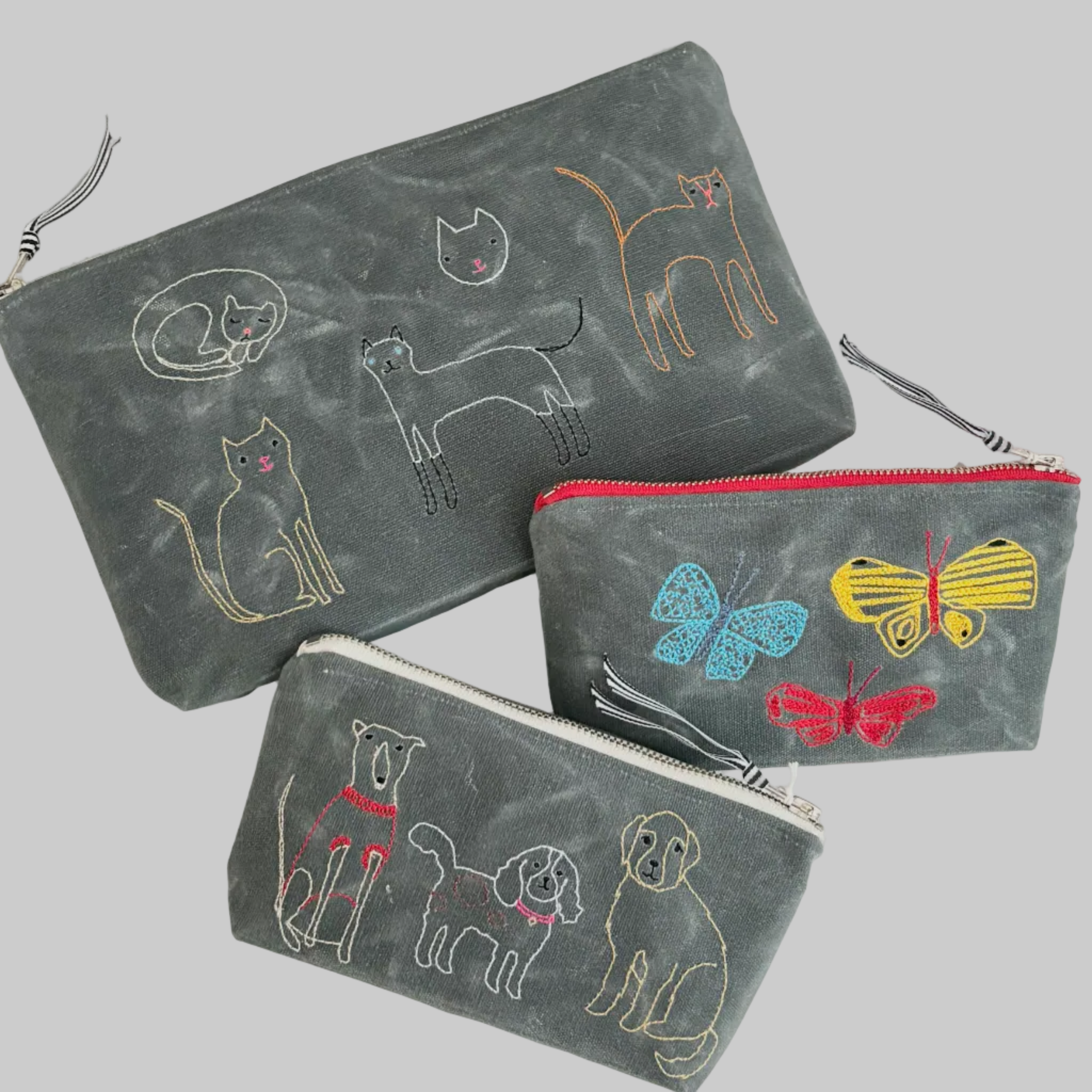 K. Studio Waxed Canvas Pouch