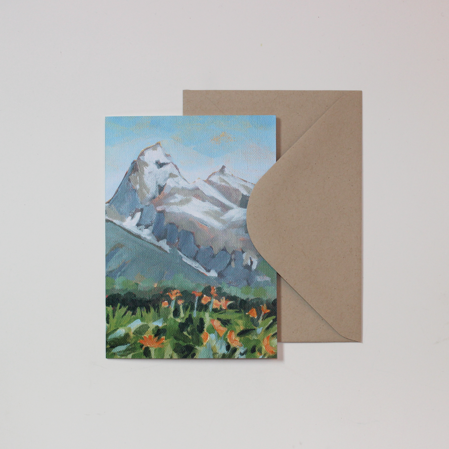 A.T. Patterson greeting card featuring her "Bright Days" original art design