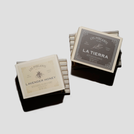 Handmade soap from Los Poblanos made with essential oils from New Mexico