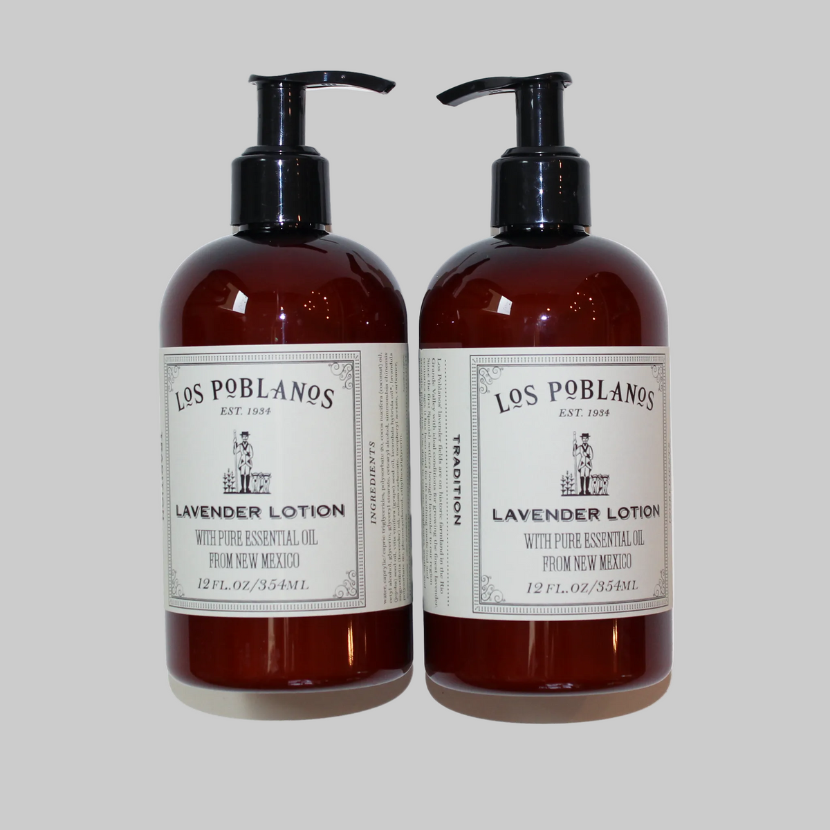 Lavender lotion made with pure essential oil from Los Poblanos