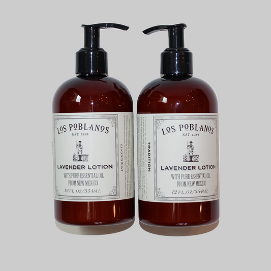 Lavender lotion made with pure essential oil from Los Poblanos
