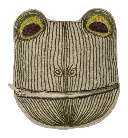 Lucky Frog with Bell Pouch