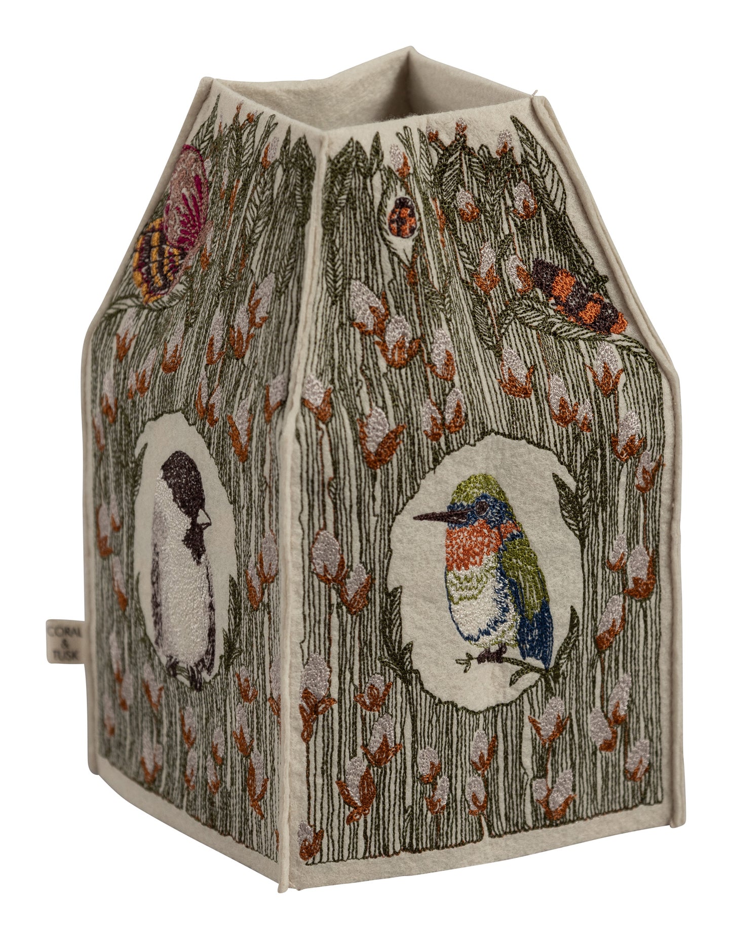 Birdhouse Tissue Box Cover